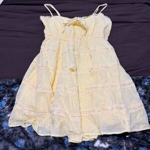 Abercrombie & Fitch Yellow Sundress